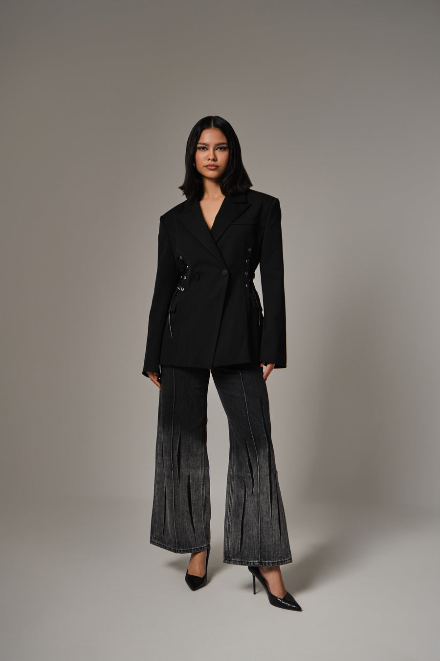SORCHA OVERLAPPED BLAZER