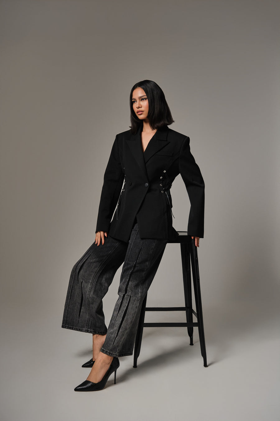 SORCHA OVERLAPPED BLAZER