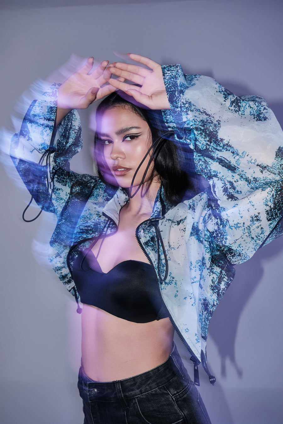 JULIA PRINTED SHORT JACKET