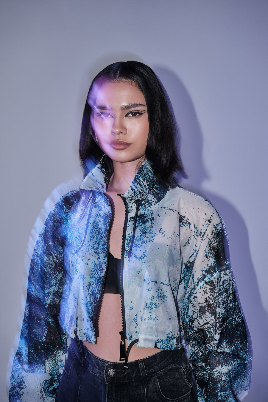 JULIA PRINTED SHORT JACKET
