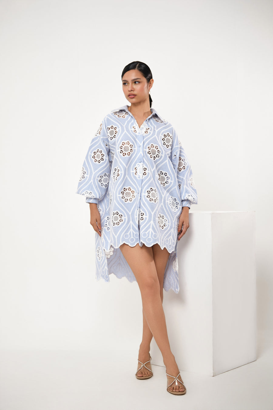 AMOR FLORAL SHIRT DRESS