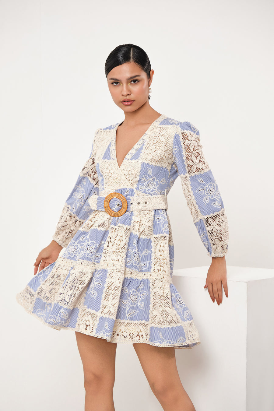 AYA FLORAL CUT DRESS