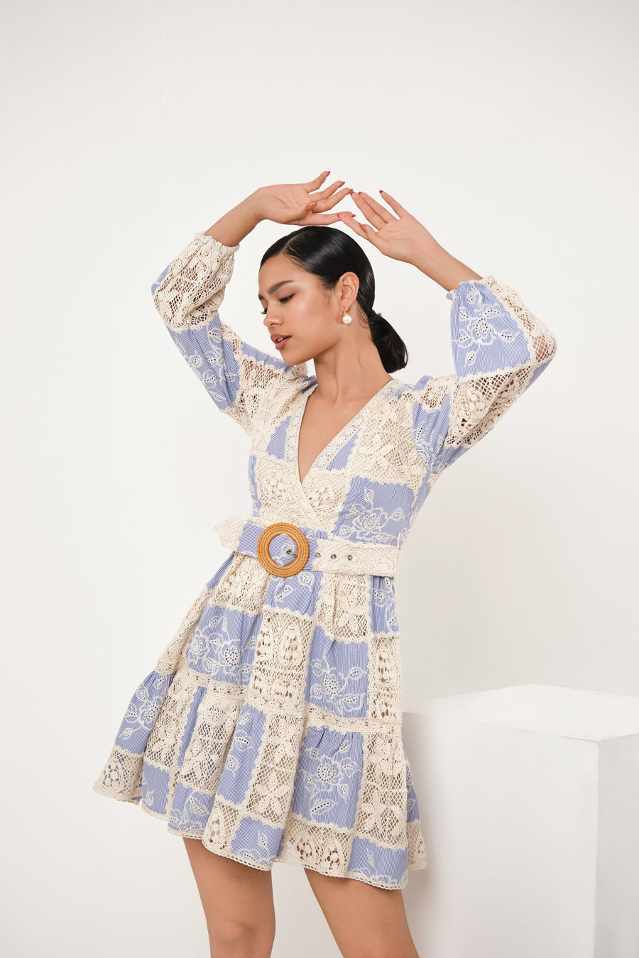 AYA FLORAL CUT DRESS