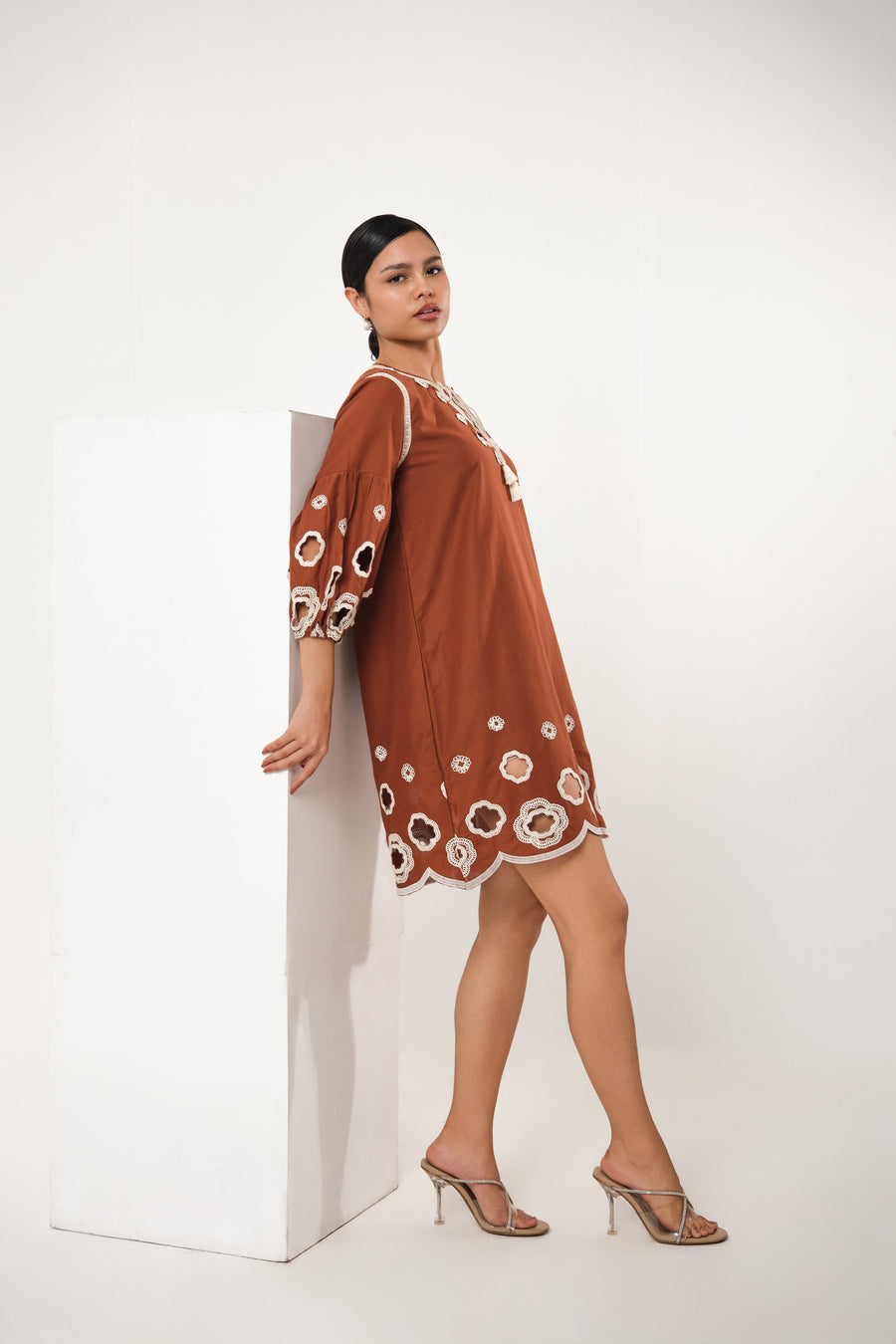 VIV CROTCHET DRESS