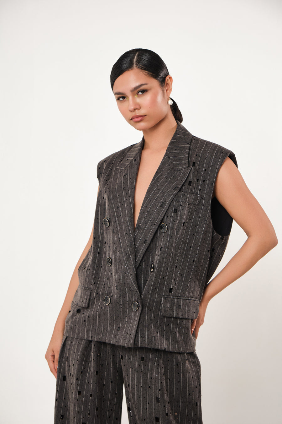 LYNX HALF BLAZER & PANTS